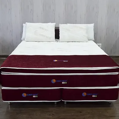 Colchão magnético Kenko Patto Sleep com isolamento de movimento